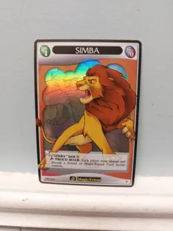 Disney Kingdom Hearts Simba Promo Card #P Trading Card Game - Image 1