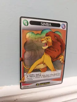 Disney Kingdom Hearts Simba Promo Card #P Trading Card Game - Image 2