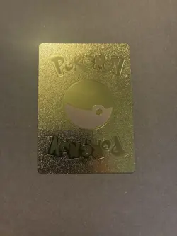 Charizard V Shiny Black Gold Foil Custom Display Pokemon Card 🔥 Ultra Rare Look - Image 2