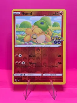 Pokemon TCG Numel (Ditto) Pokemon GO 013/078 NM Secret Ditto Card - Image 1