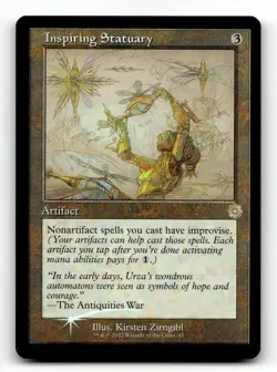 Inspiring Statuary (Schematic) 85 Foil R The Brothers' War: Retro Frame Artifact - Image 1