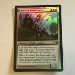 Kinsbaile Borderguard Foil x1 Morningtide NM Condition see front and back pics - Image 1