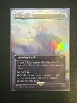 Minas Tirith (0420) (Borderless) Universes Beyond: the Lord of the Rings Foil - Image 1