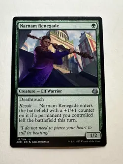 Narnam Renegade NM Aether Revolt Magic The Gathering Mtg Near Mint - Image 1