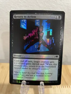 MTG Return to Action FOIL #121/302 Kamigawa: Neon Dynasty Common NEO NM/M - Image 1