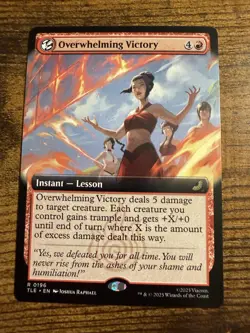 MTG Magic The Gathering Avatar Overwhelming Victory Extended Art Eternal Rare! - Image 1