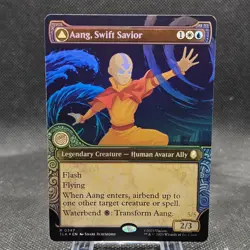 Aang, Swift Savior Showcase Foil Avatar The Last Airbender MTG TLA #0347 - Image 1