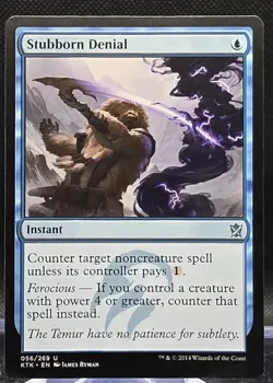 Stubborn Denial #56 Khans of Tarkir Regular Uncommon - Image 1
