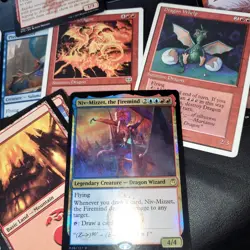 Whole COMMANDER Magic Deck MTG Beginner Niv-Mizzet Izzet Shiny DRAGONS DRAKES - Image 1