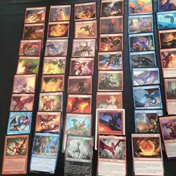 Whole COMMANDER Magic Deck MTG Beginner Niv-Mizzet Izzet Shiny DRAGONS DRAKES - Image 3