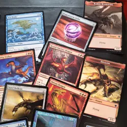 Whole COMMANDER Magic Deck MTG Beginner Niv-Mizzet Izzet Shiny DRAGONS DRAKES - Image 4