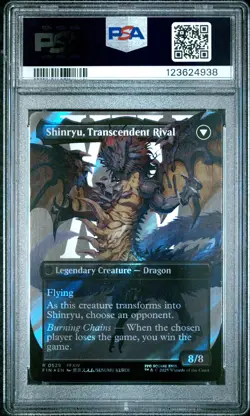 4938 Zenos yae Galvus Shinryu 2025 MTG Final Fantasy #0529 Surge Foil PSA 10 - Image 2