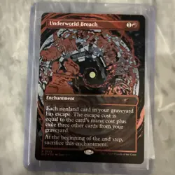 MTG Underworld Breach 2045 Rare Raised Foil Borderless Secret Lair Drop - Image 1