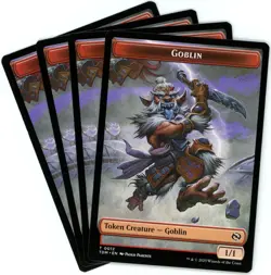 x4 Goblin / Warrior Double-Sided Token - 0012/0013 - Tarkir Dragonstorm - NM/M - Image 1