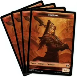 x4 Goblin / Warrior Double-Sided Token - 0012/0013 - Tarkir Dragonstorm - NM/M - Image 2