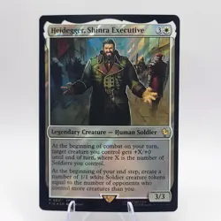 Heidegger, Shinra Executive (Surge Foil) Commander: Final Fantasy Foil - Image 1