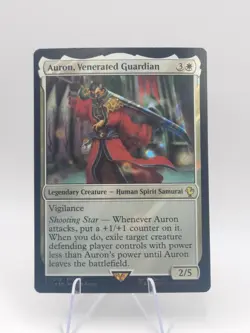 Auron, Venerated Guardian (Surge Foil) Commander: Final Fantasy Foil - Image 1