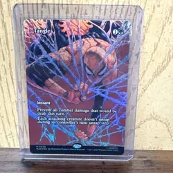 MTG Spider-Man Tangle (Borderless) Eternal-Legal Foil - Image 1