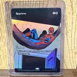 MTG Spider-Man Reprieve (Borderless) Eternal-Legal Foil - Image 1