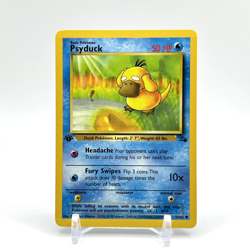 Psyduck 53/62 1st-Edition Non-Holo Rare Pokemon Card Fossil NM - Image 1