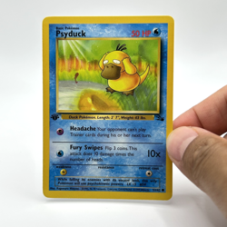 Psyduck 53/62 1st-Edition Non-Holo Rare Pokemon Card Fossil NM - Image 4