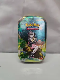 Pokemon Crown Zenith Mini Tin Marnie & Morpeko Empty Collectible Storage Tin - Image 1