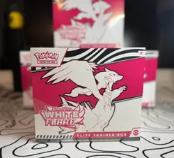 Pokemon TCG: Scarlet & Violet - WHITE FLARE Elite Trainer Box FACTORY SEALED ETB - Image 1