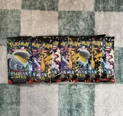 PALDEAN FATES Lot of 10x - Pokemon TCG Set Sealed x10 Booster Pack Lot - Image 1
