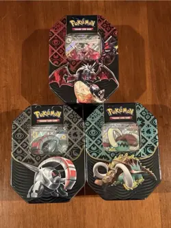 Pokemon TCG Paldean Fates Tins - Complete Set of 3 Brand New & Sealed! - Image 1