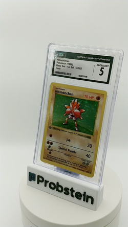 1999 Pokemon Base Set 1st Edition #7/102 Hitmonchan Holo CGC 5 EX - Image 2