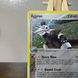 Pokemon Aggron 2/92 Moderate Play Holo EX Legend Maker - Image 2