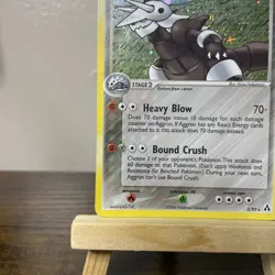 Pokemon Aggron 2/92 Moderate Play Holo EX Legend Maker - Image 5