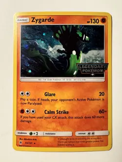 Zygarde 72/131 - EB Games GameStop Promo- Holo Stamped Legendary Pokemon - NM - Image 1