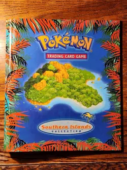 2001 Limited Edition English Pokemon Southern Islands Complete Set 18/18 Binder - Image 1