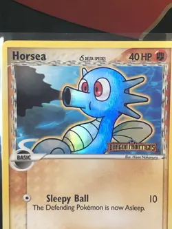 Pokemon Near Mint EX Dragon Frontiers Reverse Holo Horsea 50/101 Rare 2006 RARE - Image 2