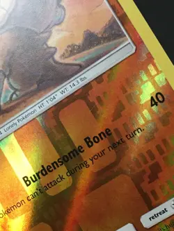 Pokemon TCG Cubone 57/131 Reverse Holo Common SM Forbidden Light LP - Image 2