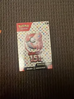 Pokemon Scarlet & Violet 151 Booster Bundle Sealed - 6 Packs - Mew Art - Image 1