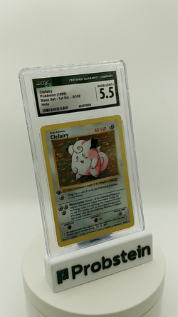 1999 Pokemon Base Set 1st Edition #5/102 Clefairy Holo CGC 5.5 EX+ - Image 2