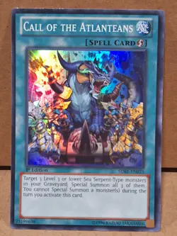 Call of the Atlanteans SDRE-EN023 Super Rare Yugioh! Holo Foil Nice! - Image 1