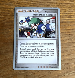 Roseanne’s Research 125/132 Supporter World Championships 2008 Pokemon Card - Image 1