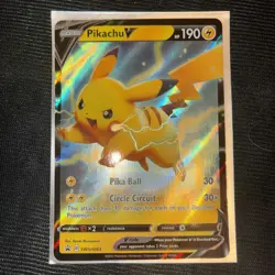Pikachu V SWSH063 | Sword & Shield Promo Cards | NM Pokemon Tcg Card - Image 1