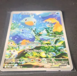Ducklett 109/086 Pokemon TCG Scarlet & Violet White Flare Illustration Rare Card - Image 2