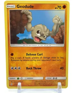 Pokemon Sun & Moon Unbroken Bonds 87/214 Geodude 4X Mint/NM 4 Cards Playset X4 - Image 2