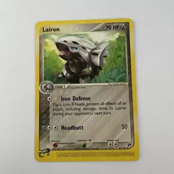 Lairon 41/100 Pokemon EX Sandstorm Card Non Holo TCG E Reader Card - Image 1