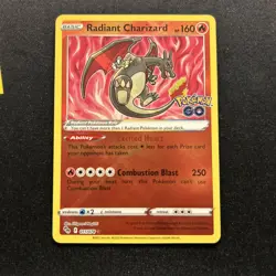 Radiant Charizard 011/078 MINT/NM -Ultra Rare Pokemon Card- Pokemon GO (7q1) - Image 1