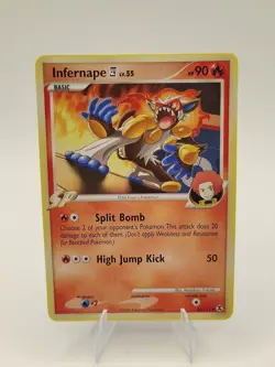 Infernape 43/111 Rising Rivals Non Holo Pokemon Card - Image 1