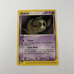 Duskull 62/100 Non Holo Regular EX Sandstorm Pokemon Card Vintage 2003 E Reader - Image 1