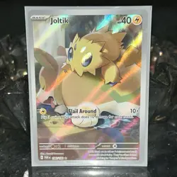 Joltik 196/182 Paradox Rift Illustration Rare Pokemon TCG Card NM Condition - Image 1