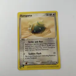 Pokemon TCG Dunsparce EX Sandstorm 60/100 Regular Common E Reader Card - Image 1