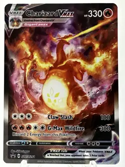 Pokemon TCG Charizard VMAX SWSH261 Sword & Shield Black Star Promo Card NM - Image 1